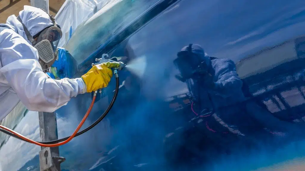 Peinture antifouling bateau