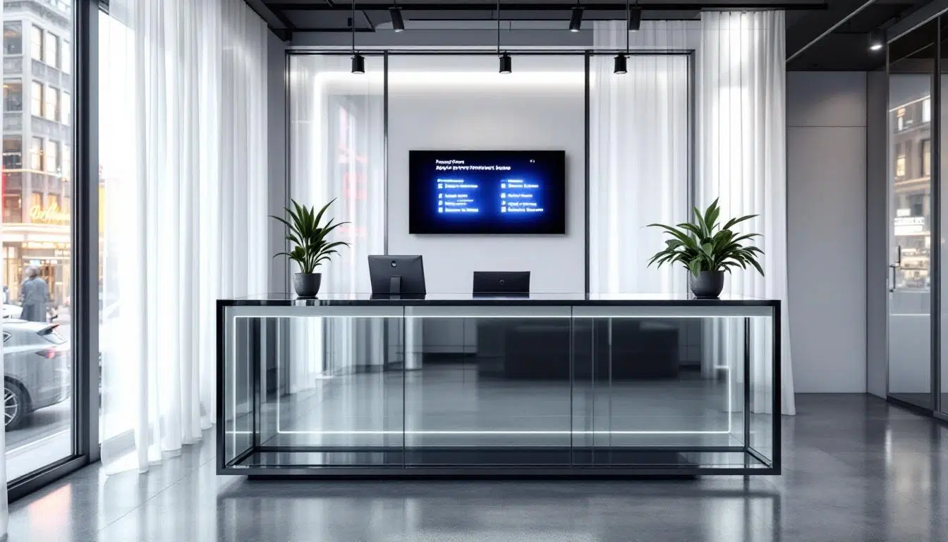 découvrez comment choisir une banque d'accueil idéale pour votre salon de coiffure afin d'attirer et fidéliser vos clients avec style et praticité.