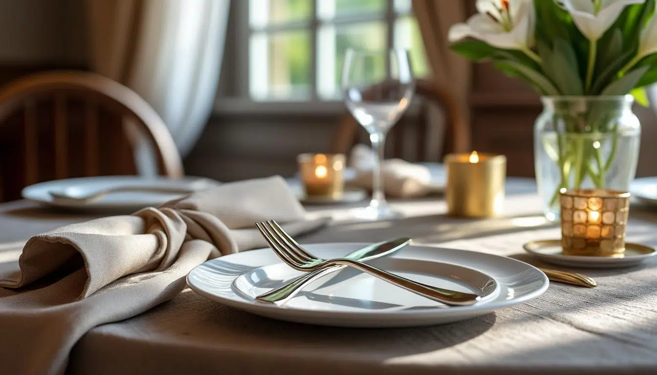 découvrez les règles essentielles des couverts croisés dans l'assiette et de l'étiquette pour impressionner et briller en société lors de vos repas.