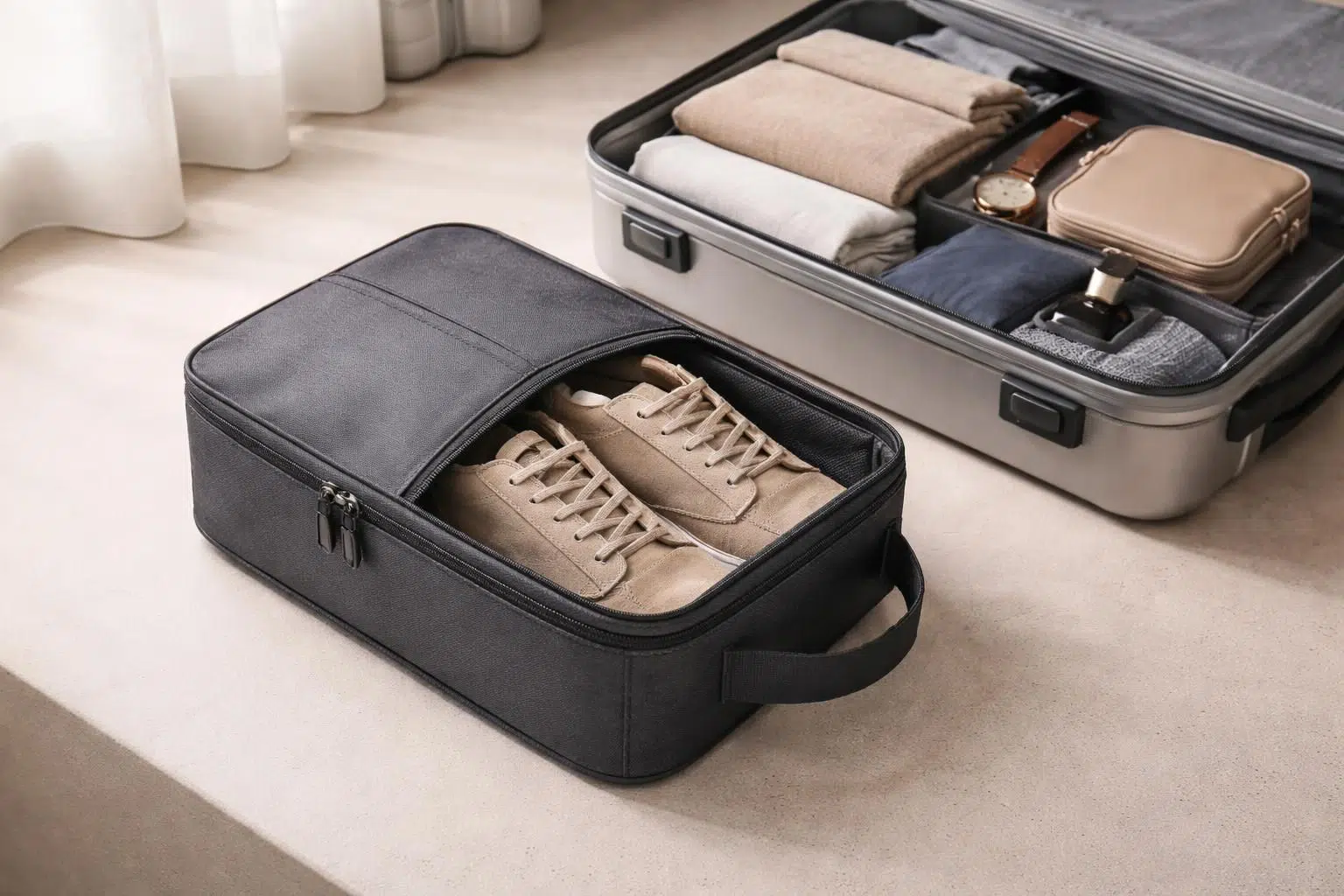 Housse de chaussure de voyage : l&rsquo;indispensable pour vos bagages