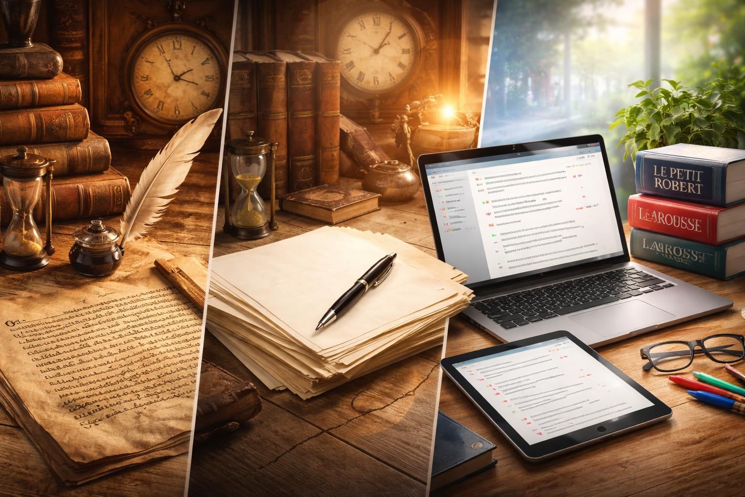 Il paraît ou paraît : l&rsquo;évolution de l&rsquo;orthographe dans le temps