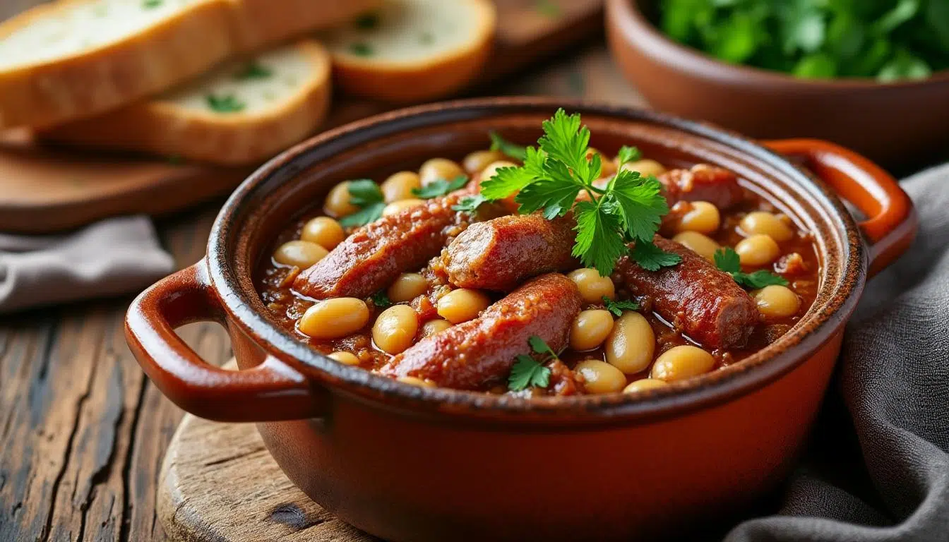 découvrez la recette du cassoulet de pierre perret, un plat traditionnel français qui ravira vos dîners. savourez des ingrédients de qualité et un mélange de saveurs authentiques pour un moment convivial autour de la table.