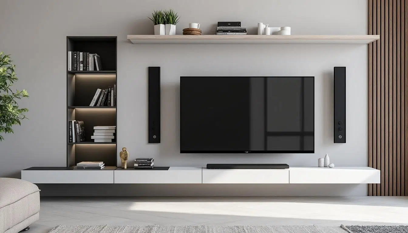 découvrez les meubles tv teneo en noir et blanc, un choix intemporel qui s'harmonise avec tous les styles d'intérieur. alliant élégance et fonctionnalité, ces meubles apportent une touche moderne à votre salon tout en offrant un espace de rangement optimisé.