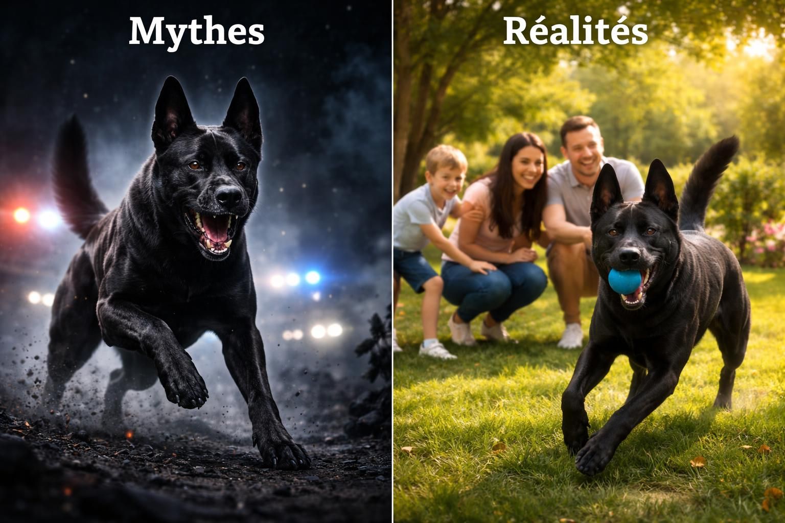 Les mythes et réalités sur le malinois noir : démystifions cette race!