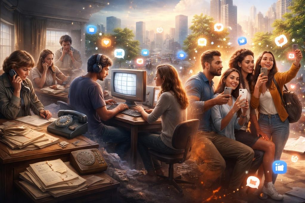 L’évolution de la connection ou connexion dans l’ère des réseaux sociaux L’évolution de la connection ou connexion dans l’ère des réseaux sociaux