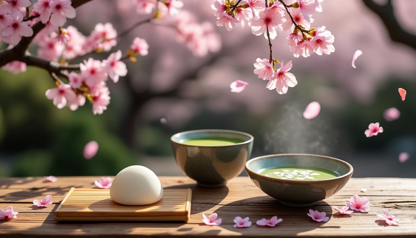 découvrez notre recette de mochi au matcha, un dessert japonais original qui ravira vos invités. facile à préparer, alliant douceur et saveur unique du thé vert, ce délice saura apporter une touche d'exotisme à vos repas. impressionnez vos convives avec cette délicieuse nouveauté !