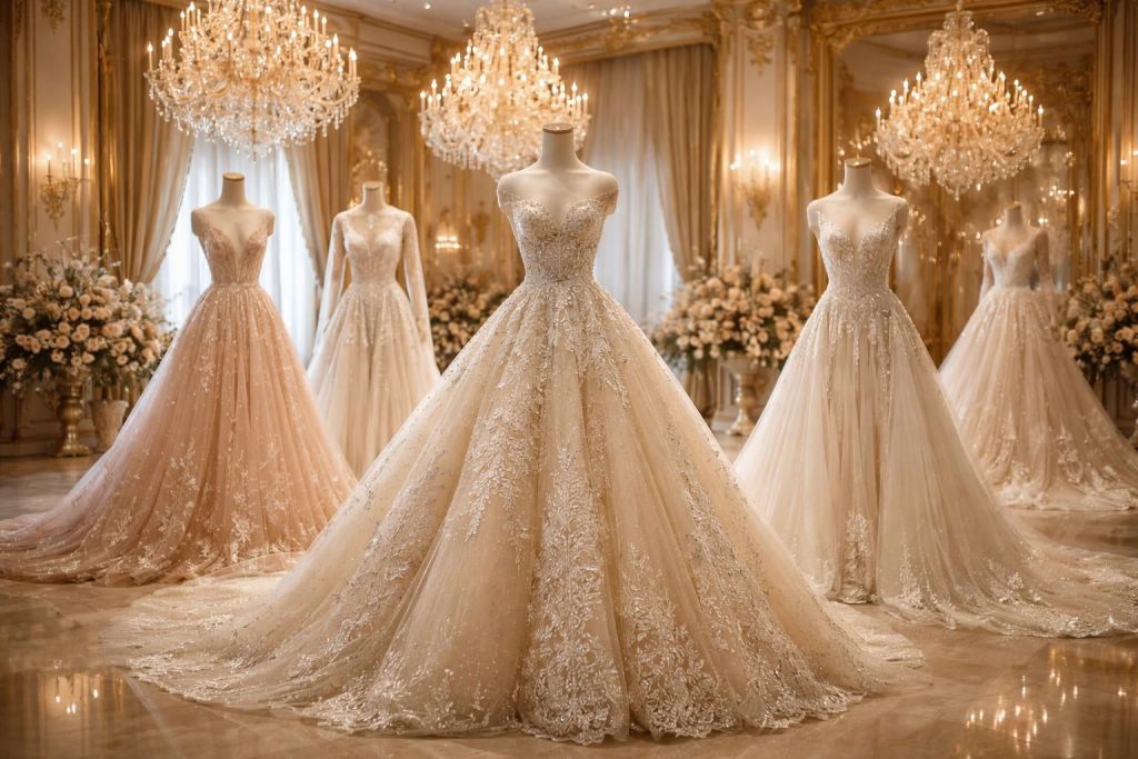 Splendeur des robes de soirée pour mariage luxe : créations éblouissantes Splendeur des robes de soirée pour mariage luxe : créations éblouissantes