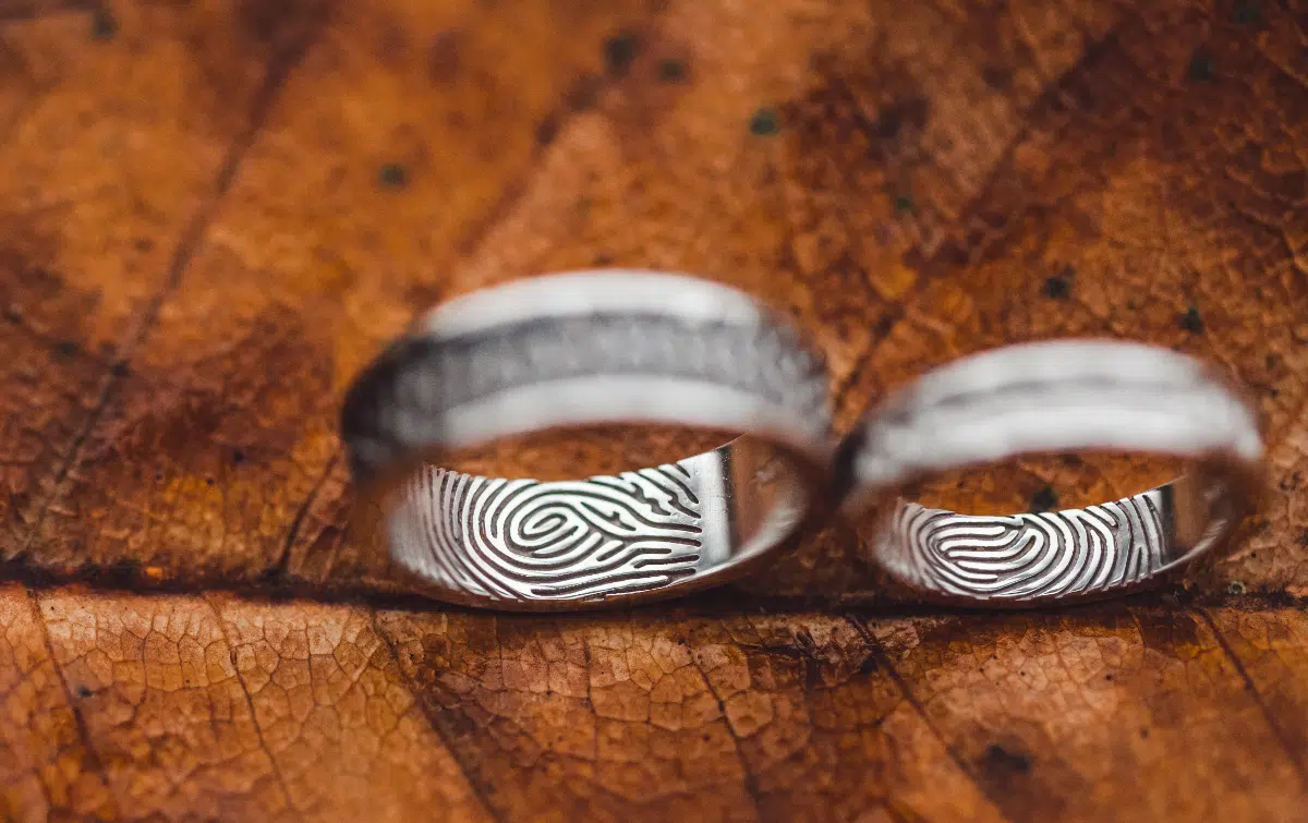 bague empreintes digitales
