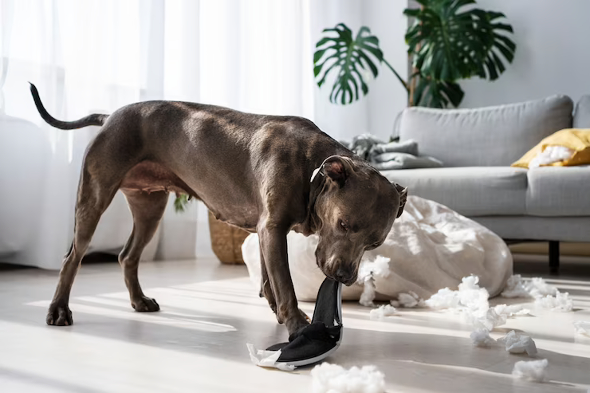 La destructivité chez les chiens : comment différencier un accident d’un comportement destructeur ?